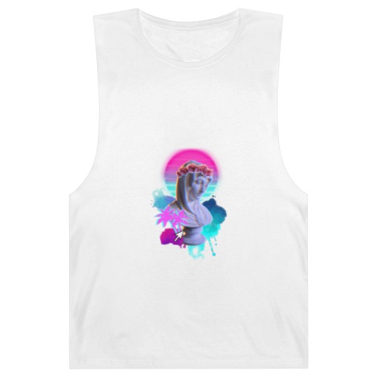 Discover Vaporwave Blessed Mother - Vaporwave - Barnard Tanks