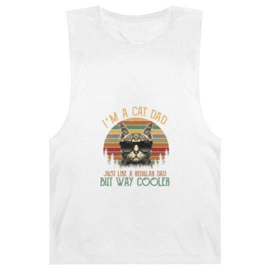 Discover I am a Cat Dad, Just like a regular dad -Gift Barnard Tanks
