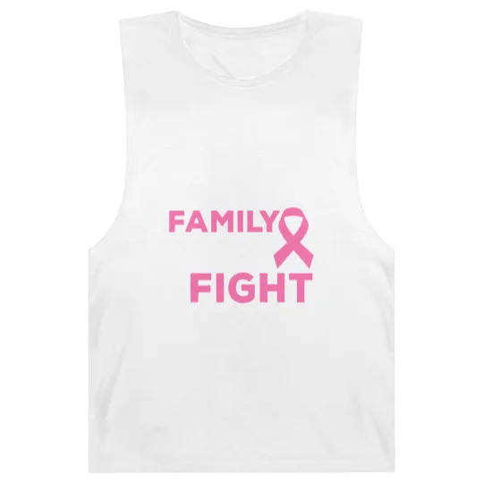 Discover In This Family We Fight Together Pink Ribbon Breast Cancer Barnard Tanks
