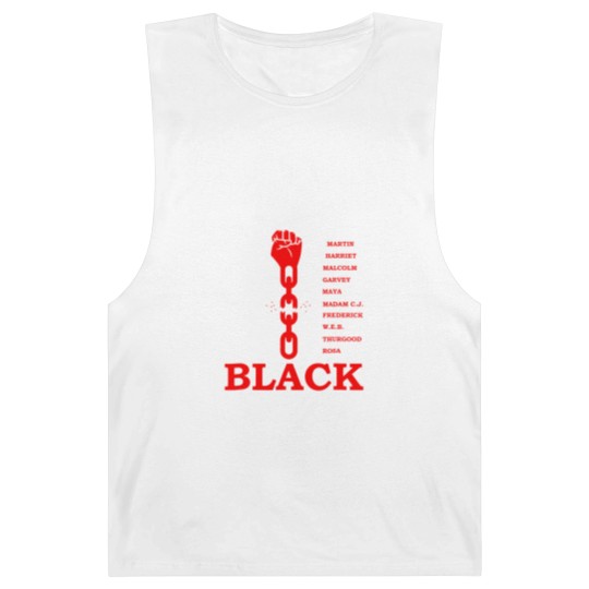 Discover Black Excellence, Black AF Barnard Tanks
