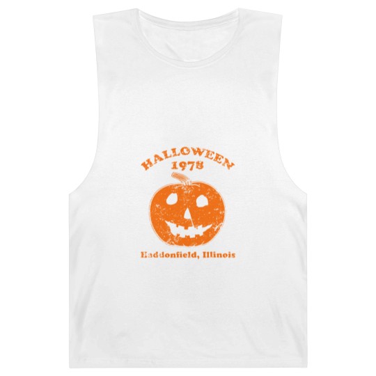 Discover Halloween 1978 holiday spooky gift myers pumpkin haddonfield Barnard Tanks