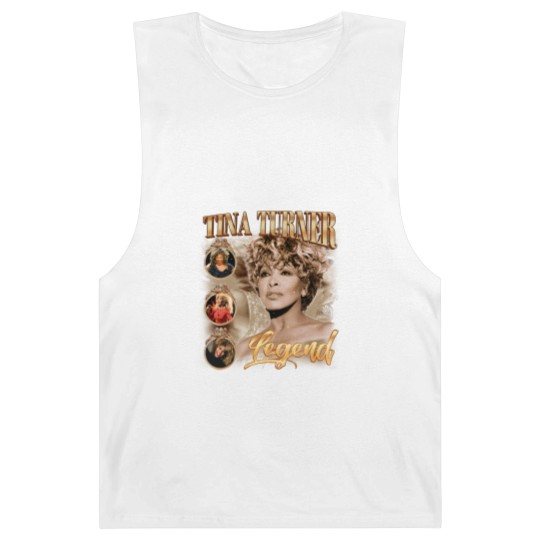 Discover Tina Turner Legend Music Barnard Tanks, R.I.P 1939-2023 Tina Turner Rock Retro Vintage Barnard Tanks