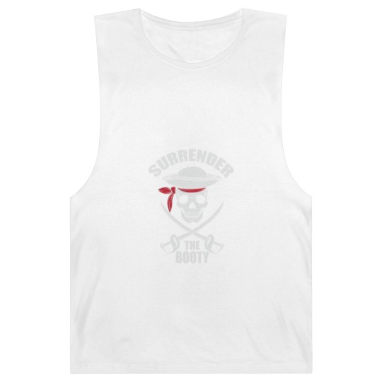 Discover Surrender to Booty Funny Pirate Saber Gift Barnard Tanks