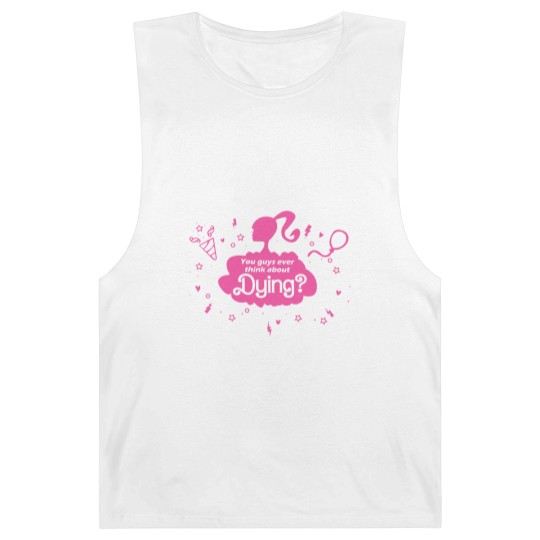 Discover You Guys Ever Think About Dying Barnard Tanks, Barbie Barnard Tanks, Barbie Movie Barnard Tanks