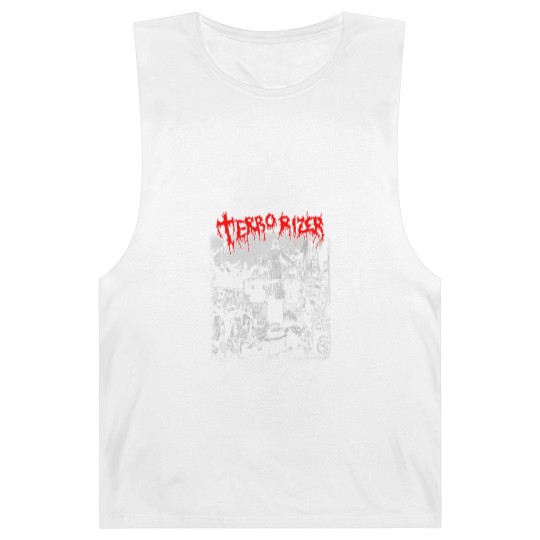 Discover Terrorizer Unisex Barnard Tanks - World Downfall - Fear of Napalm - Grind Barnard Tanks