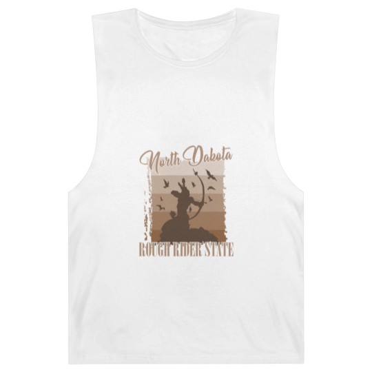Discover North Dakota usa state gift Barnard Tanks