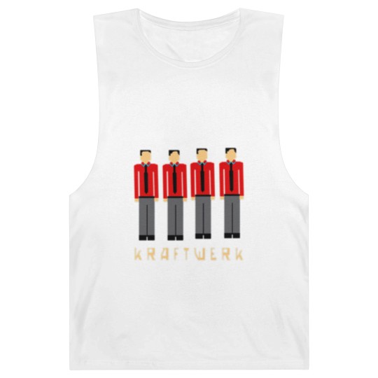 Discover Pixelated Kraftwerk Turquoise Kids Barnard Tanks