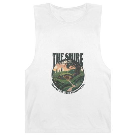 Discover The Shire LOTR Barnard Tanks | Distressed Fantasy Merch Tolkien Aragorn