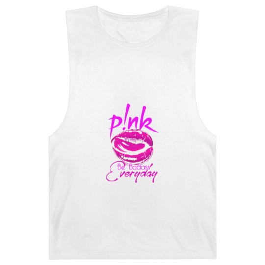 Discover Pink Be Badass Every Day Barnard Tanks, Pink Summer Carnival 2023 Barnard Tanks