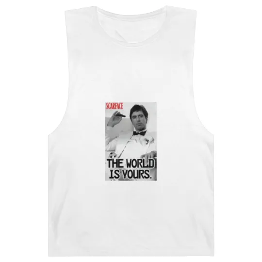 Discover Scarface The World Is Yours Barnard Tanks, Al Pacino Barnard Tanks