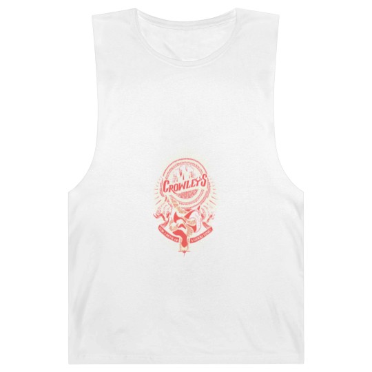 Discover Supernatural Barnard Tanks | Crowley Barnard Tanks |  Hand Screen Printed Supernatural Barnard Tanks