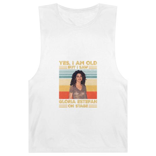 Discover Retro Yes I'm Old But I Saw Gloria Pop Estefan On Stage Essential Barnard Tanks