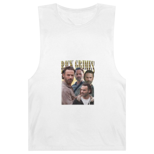 Discover Rick Grimes Vintage Barnard Tanks, Gift For Women and Man Unisex Barnard Tanks
