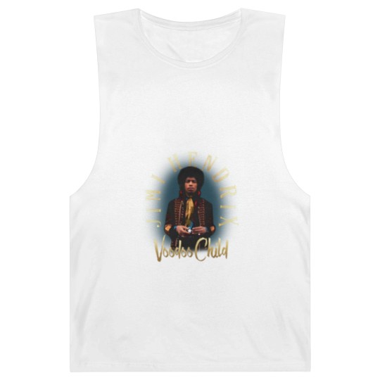 Discover Jimi Hendrix Gold Voodoo Child Barnard Tanks