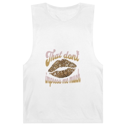 Discover Shania Twain That don't Impress me Leopard Cheetah Print Barnard Tanks