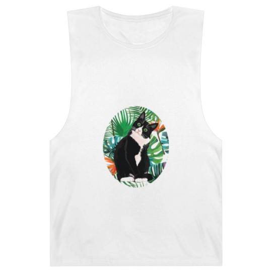 Discover Tuxedo Cat Tropical Gift Animal Lovers Barnard Tanks