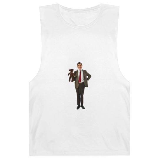 Discover Mr Bean, Funny Mr Bean with Teddy Bear Barnard Tanks