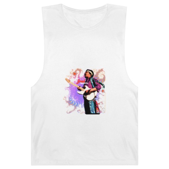 Discover Jimi Hendrix Barnard Tanks, Jimi Hendrix Vintage Barnard Tanks
