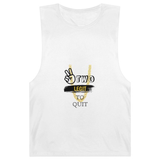 Discover TWO LEGIT TO QUIT 2nd Birthday MOM Barnard Tanks