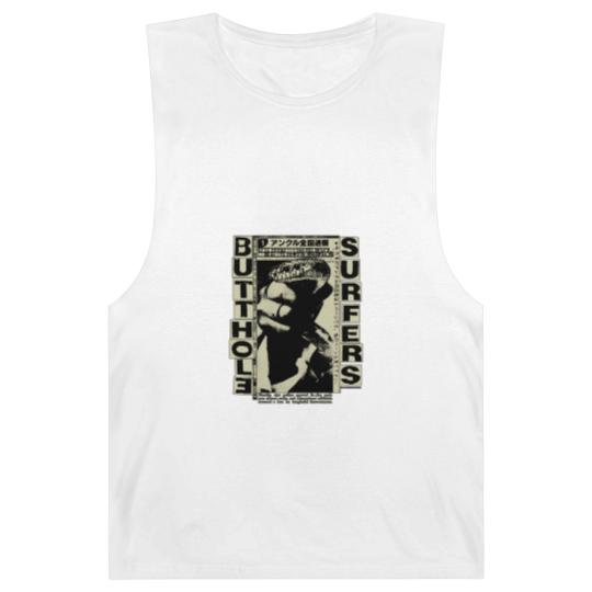 Discover Butthol Surfers Vintage 90s Black Unisex Barnard Tanks, Cotton Soft Barnard Tanks,
