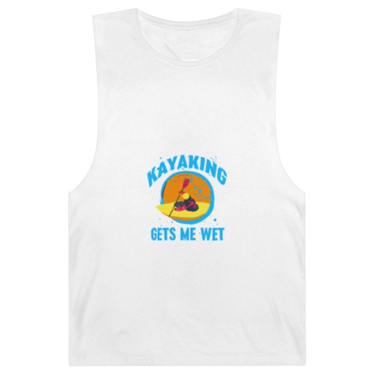 Discover Hubie Halloween Inspired "Kayaking Gets Me Wet" Barnard Tanks