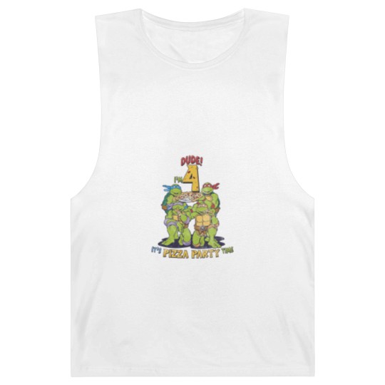 Discover Teenage Mutant Ninja Turtles I'm 4 Dude Pizza Birthday Party | Essential Barnard Tanks