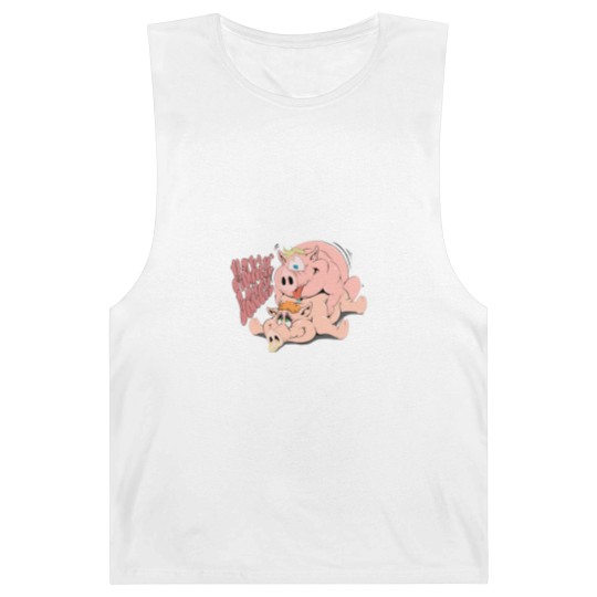 Discover Makin Bacon Relaxed Fit Barnard Tanks