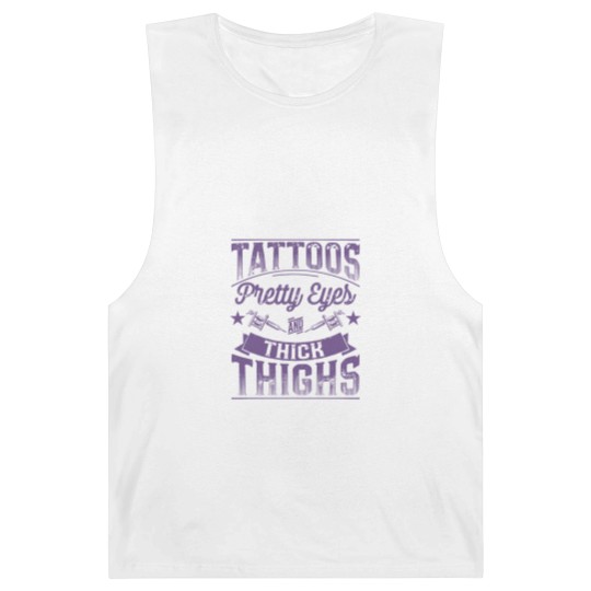 Discover Tattoos Pretty Eyes and Thick Thighs - Tattoos Pretty Eyes And Thick Thighs - Barnard Tanks