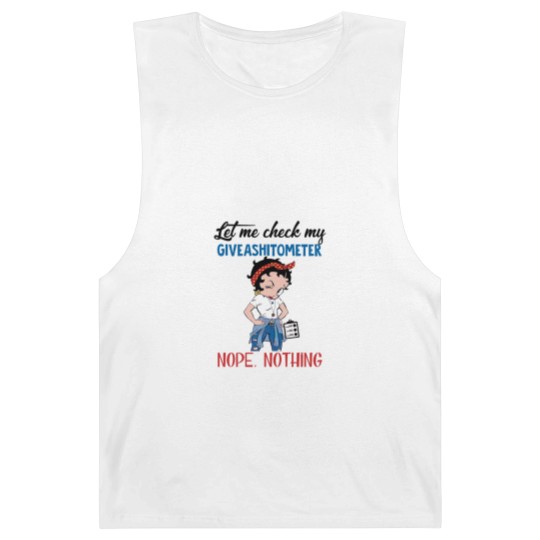 Discover Betty Boop Let Me Check My Giveashitometer Nope Nothing Vintage Barnard Tanks