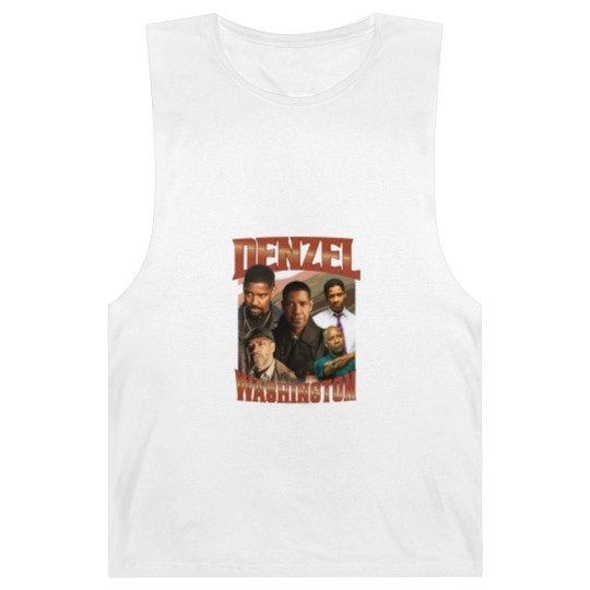 Discover DENZEL WASHINGTON Retro Vintage Barnard Tanks - Denzel Washington Tribute Barnard Tanks