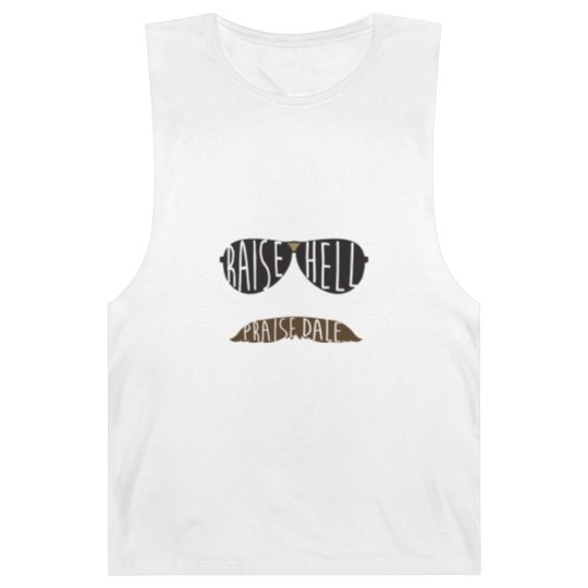 Discover Raise Hell Praise Dale Barnard Tanks