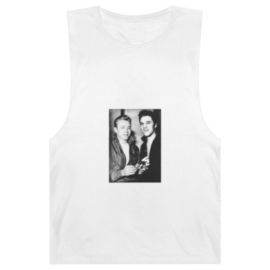 Discover Vintage Old Hollywood Elvis Presley James Dean Unisex Fit Barnard Tanks Barnard Tanks