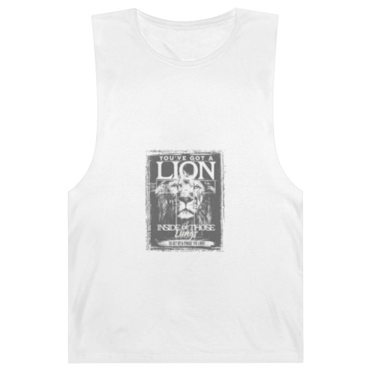 Discover Lion In Those Lungs Christian Barnard Tanks, Christian Faith Barnard Tanks, Gratitude Brandon Lake Barnard Tanks