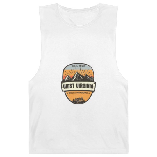 Discover West Virginia Wild And Wonderful Vintage Retro Mou Barnard Tanks