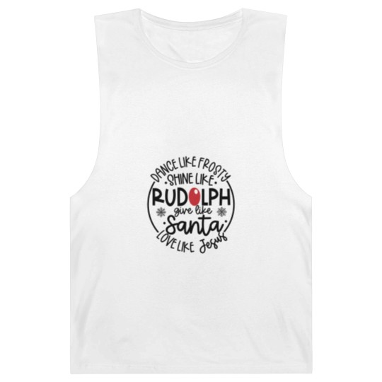 Discover Santa Barnard Tanks, Love like Jesus, Dance like Frosty, Christmas Barnard Tanks