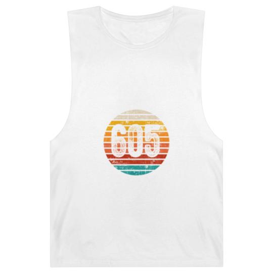 Discover Distressed Vintage Sunset 605 Area Code Barnard Tanks