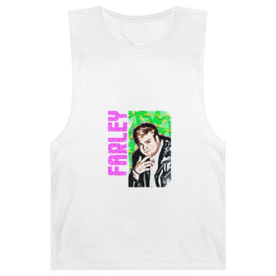Discover Chris Farley Nostalgia Graphic Barnard Tanks
