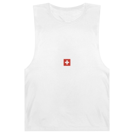 Discover Switzerland Barnard Tanks, Swiss Flag Barnard Tanks