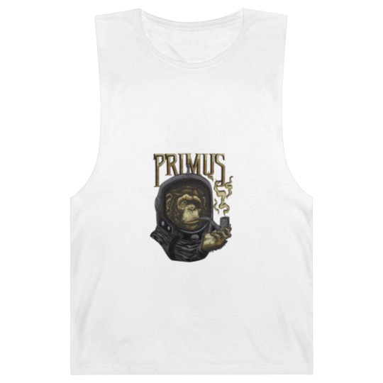Discover Primus Monkey Metal Rock Band Vox Vintage Barnard Tanks