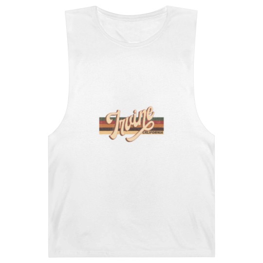 Discover Irvine California Retro Vintage 70s 80s Clothing - Irvine California - Barnard Tanks