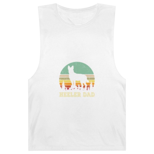Discover Australian Cattle Dog Red Blue Pet Heeler Dad Cute Mens Gift Barnard Tanks