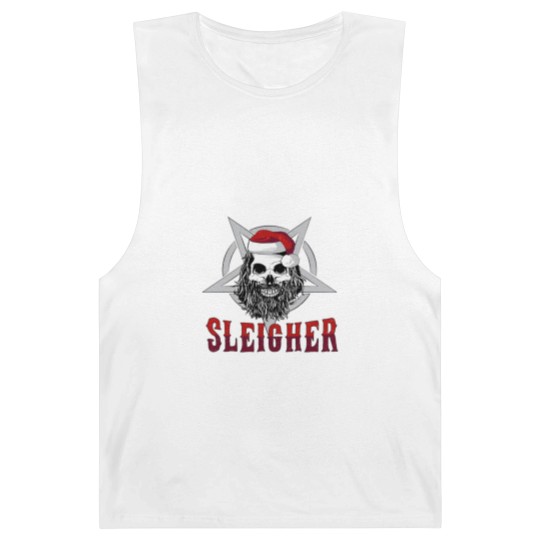 Discover Sleigher Heavy Metal Slayer Christmas Barnard Tanks
