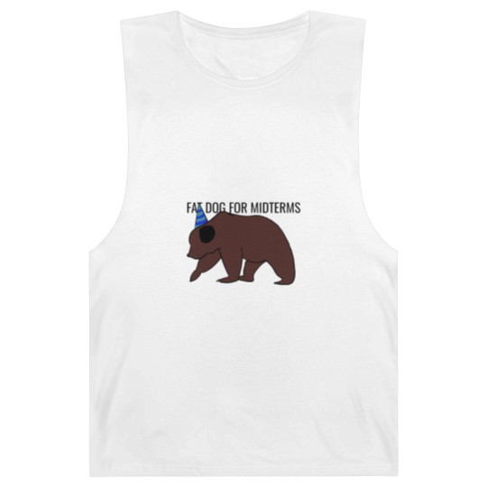 Discover Fat dog for midterms Barnard Tanks