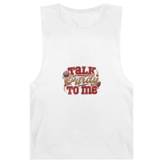 Discover Talk Purdy To Me Barnard Tanks, San Francisco Football Barnard Tanks