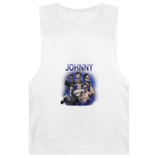 Discover Johnny Cage Mortal Kombat 1 90s Barnard Tanks, Bootleg Movie Fighting Games Vintage Y2K Barnard Tanks