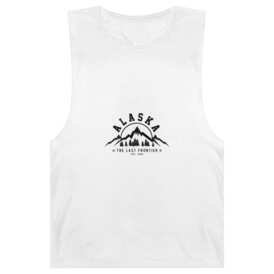 Discover Alaska The Last Frontier Est. 1959 Mountains Nature Gift Barnard Tanks