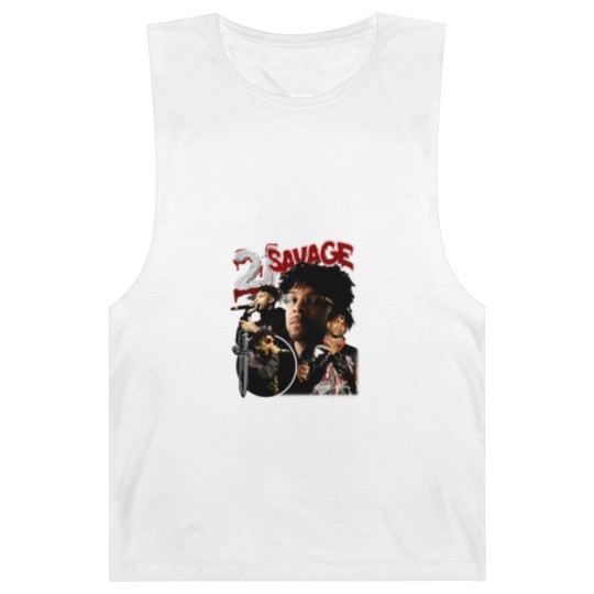 Discover Limited 21 Savage Vintage 90s Barnard Tanks, Gift For Woman and Man Unisex Barnard Tanks