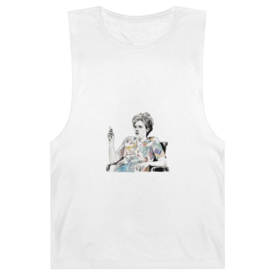 Discover MS RAFFERTY KATE MCKINNON - Graphite  Acrylic Drawing Barnard Tanks