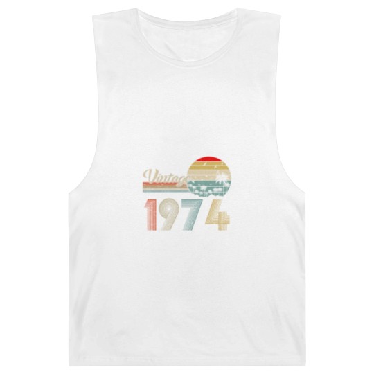 Discover Vintage 1974 Barnard Tanks, 1974 Birthday Barnard Tanks, 49th Birthday Barnard Tanks
