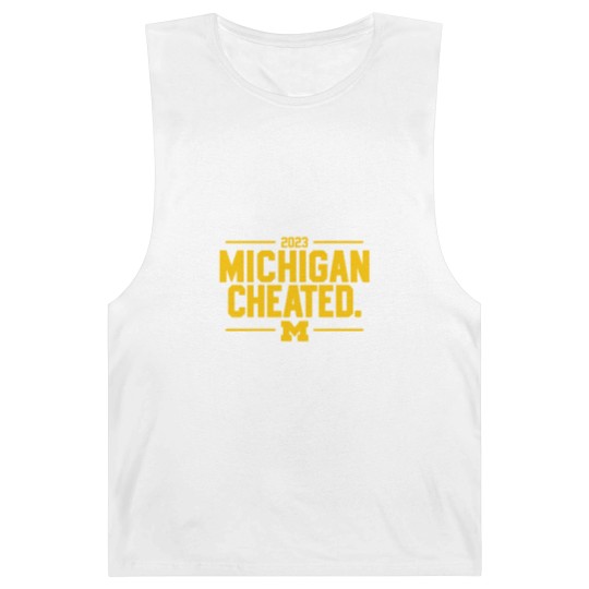 Discover Michigan Cheated College Football Fan Barnard Tanks